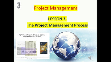 Lesson 3 The Project Management Process