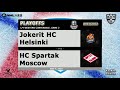 KHL - Jokerit vs Spartak Moscow - Gagarin Cup - Season 2021/22 - NHL 22