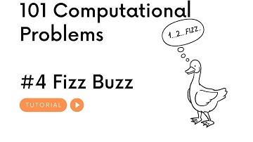 101 Computational Problems #4 Fizz Buzz (Python)