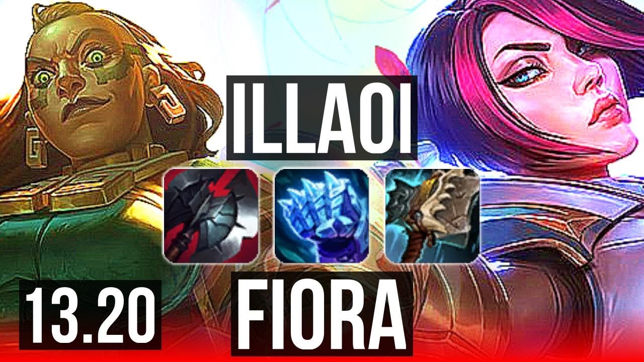 FIORA vs ILLAOI (TOP), 74% winrate, 6/1/4, NA Grandmaster