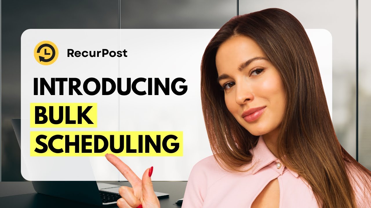Thumbnail: How to Bulk Schedule Content | The Ultimate Social Media Time Save