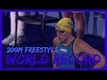 SARAH SJÖSTRÖM BRAKES 200M FREESTYLE WR - Swimming World Cup 2017 (race video)