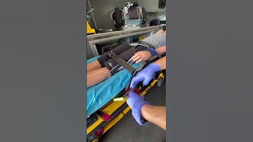 Fastest and safest way to restrain uncooperative patients. #paramedics #ems