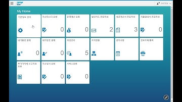 SAP FIORI 현업완결형 전표처리앱(E-Accounting) - 피오리(fiori) 세팅 과정