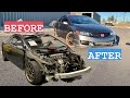 Rebuilding A Totaled Honda Civic In 10 Minutes From IAA