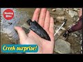 Creek surprise #83  Hawking Lithics Arrowhead hunting