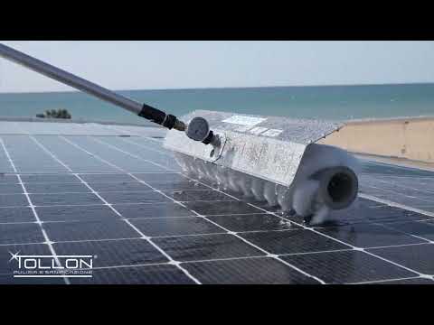 Video Pulizia Professionale di Pannelli Fotovoltaici Industriali e Civili