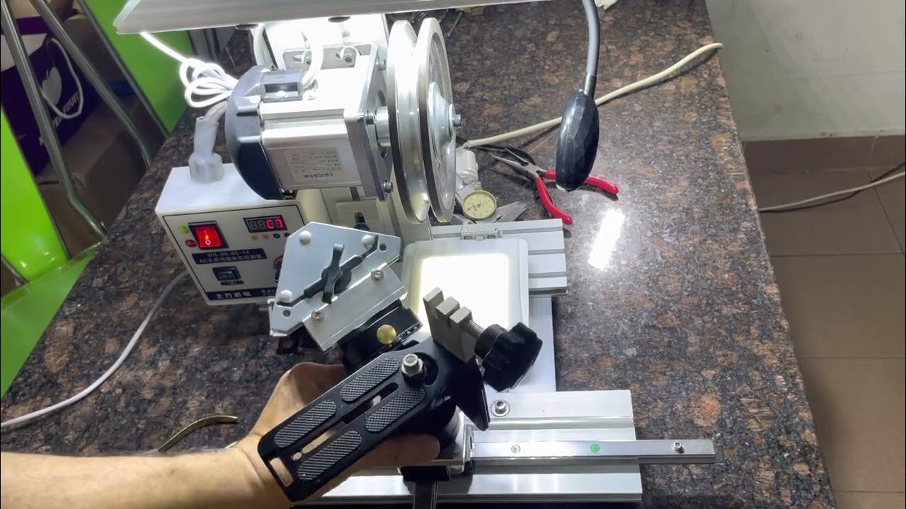 Máy mài kềm với động cơ không chổi than Cuticle nipper sharpening