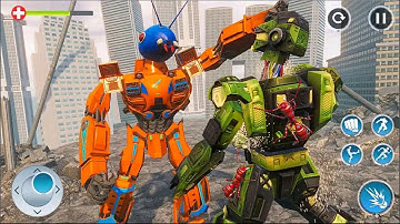 Ant Robot Transforming Game 2020: Green Ant Robot Wars - Android Gameplay