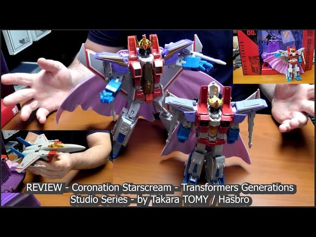 REVIEW - Coronation Starscream - Transformers Studio Series - by Takara TOMY / Hasbro