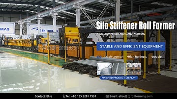Smart Roll Forming Line for Grain Bin Structures / Grain Silo Structure Roll Forming Technology