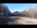 Bessemer and Lake Erie MISC Train. North &amp; Southbound. Conneaut, OH. March 18, 2025.
