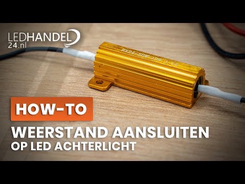 Video: Hoe Een Weerstand Aan Te Sluiten?