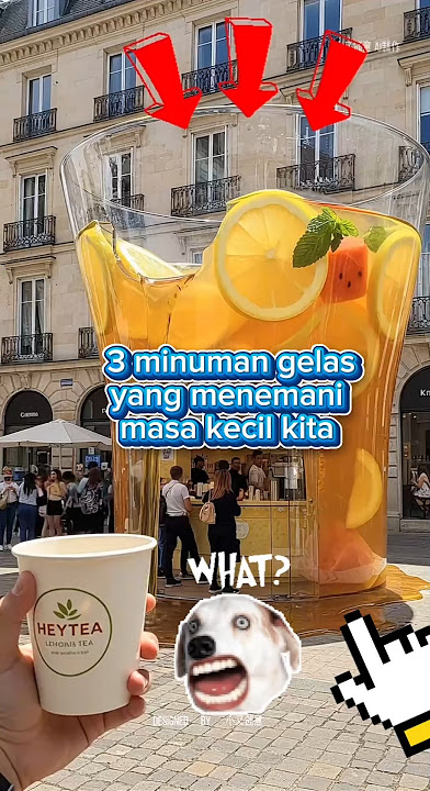 inilah 3 minuman gelas yang menemani masa kecil kita (nomor 3 bikin nostalgia)😱#shortsvideo #shotrs