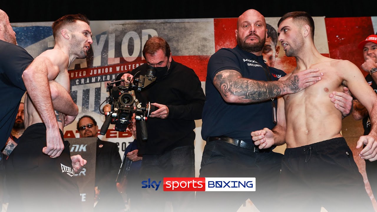HEATED WEIGH-IN! Josh Taylor vs Jack Catterall ⚖️😡