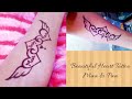 Beautiful Maa & Paa Tattoo in heart