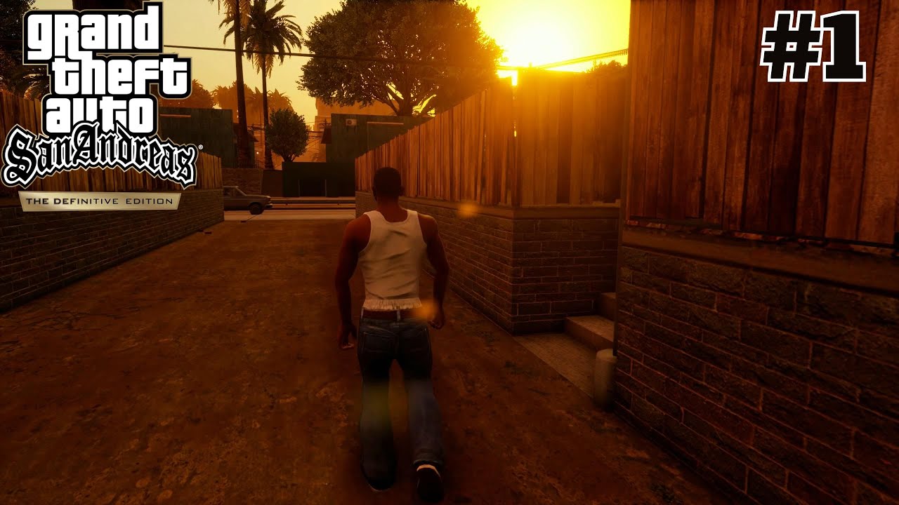 Grand Theft Auto San Andreas DEFINITIVE EDITION FR #1. Here we go again.