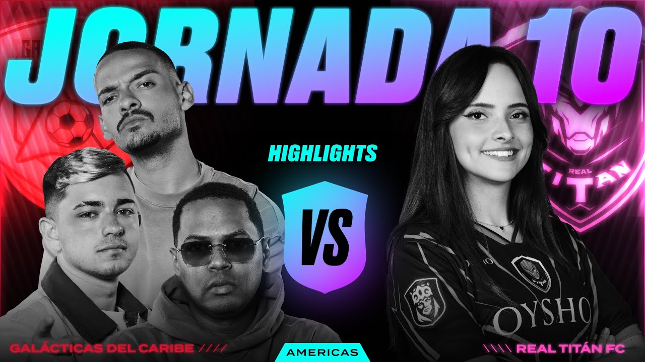 Galácticas del Caribe de Los Futbolitos VS Real Titán FC de Vicky Palami | Resumen J10 (6-2)