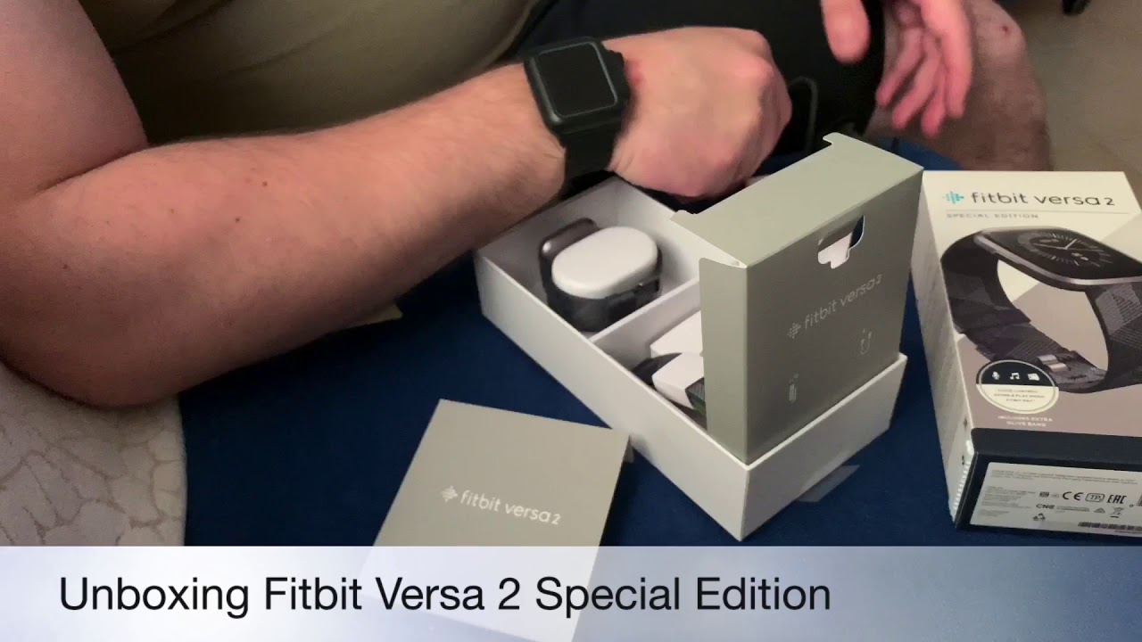 fitbit versa 2 special edition unboxing