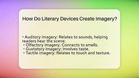 How Do Literary Devices Create Imagery? - The Prose Path