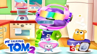 All New Updates My Talking Tom 2 Gameplay - All Paid items and Sky Runs!