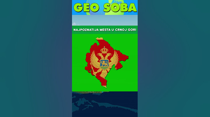🌍 NAJPOZNATIJA MESTA U CRNOJ GORI 🌍 #shorts