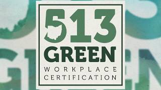 Eco Engineering presented with the 513 Green Workplace Certification!