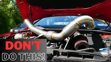 WATCH THIS BEFORE INSTALLING A DOWNPIPE ON A MK7 GTI!