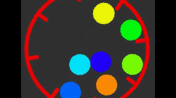 Seven Rubber Balls in Blender