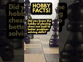 HOBBY FACTS! Did you know playing Chess can lead to better problem solving skills? ♟️ #chess #hobby