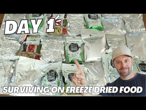Day 1: Eating Only Freeze-dried Food (breakfast, Lunch & Dinner)