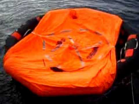 Life Raft Testing life-raft test - YouTube