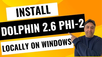 Install Dolphin 2.6 Phi-2 on Windows Locally - Good 3B Model