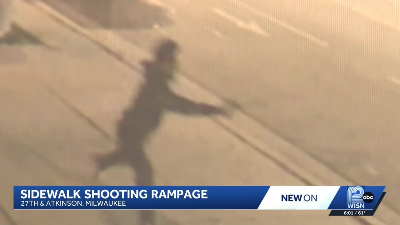 VIDEO: Two killed in a Milwaukee sidewalk shooting rampage