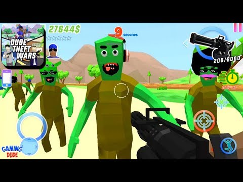 dude-theft-wars:-open-world-sandbox-simulator-beta---zombies-land-|-android-gameplay-hd