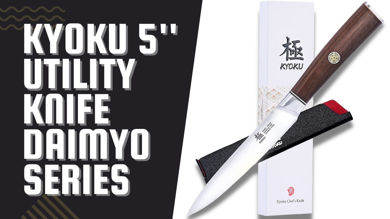 KYOKU 5'' Utility Knife Daimyo Series YouTube