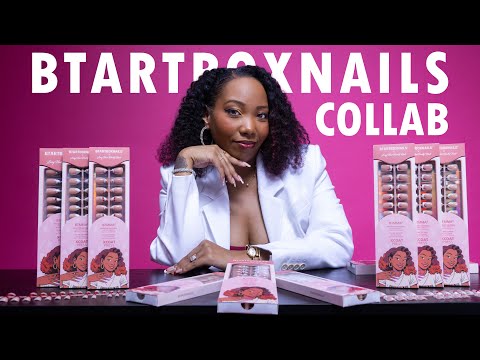 Thumbnail for I Have My Own Press-on Nails! 😆 BTArtboxnails x LongHairPrettyNails Collab