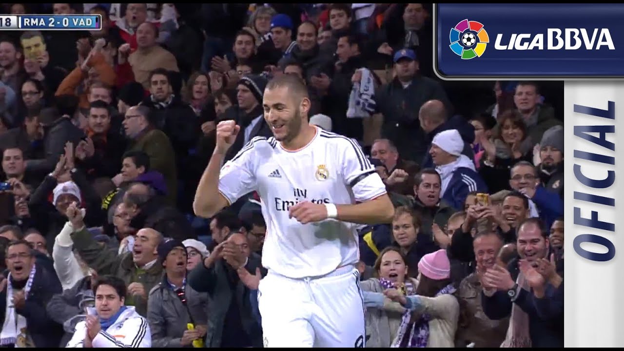 Gol de Benzema (2-0) en el Real Madrid - Real Valladolid - HD - YouTube