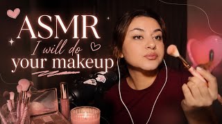 ASMR will do your makeup and relaxing mouth sounds for sleep #asmr