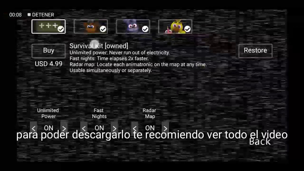 //five night at freddy's mod apk// YouTube