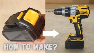 How to build a 20v max battery for all deWalt drill drivers easy at home, Making dewalt battery DIY