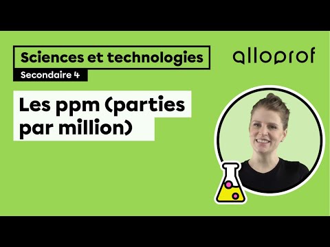 Les PPM | Sciences | Alloprof