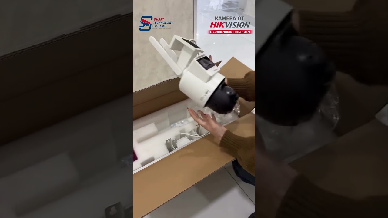 Распаковка солнечной 4G-камеры Hikvision 2MP 