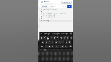 Average of three numbers✌️ || #shorts #viral #coding #python