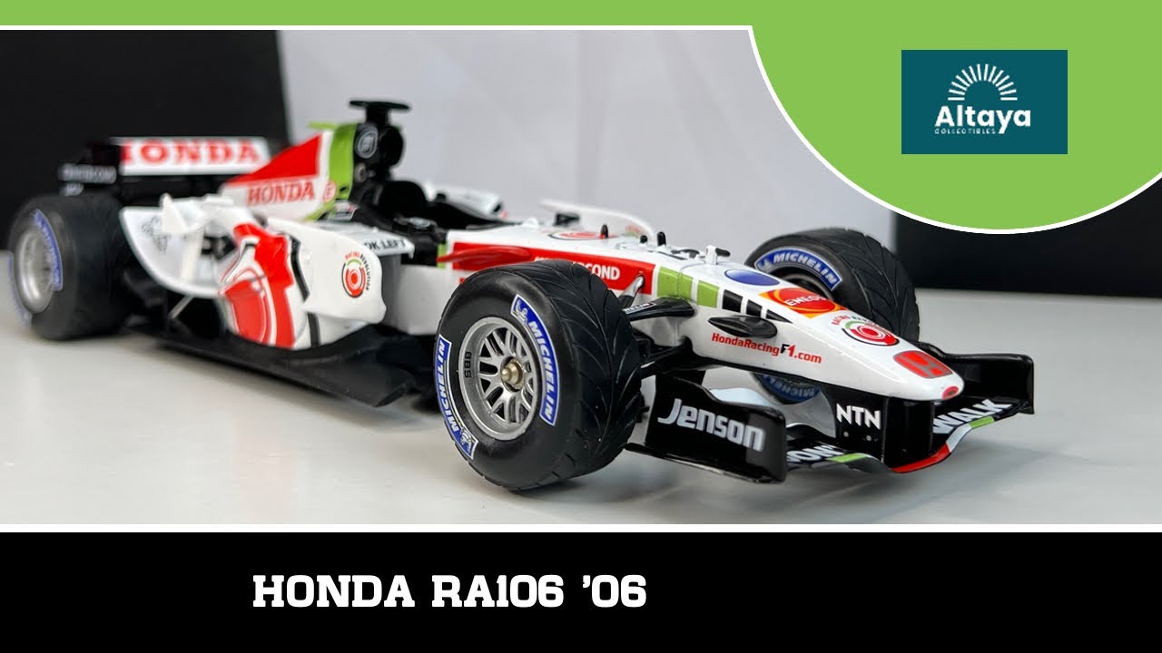 HONDA RA106 1/24スケール ミニカー 2006年 Unboxing Honda RA106 2006 Altaya 1/24ème Collection « Les Grandes