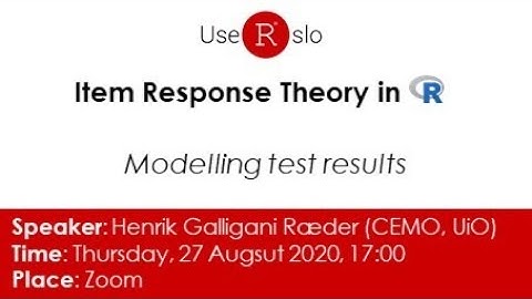 Item Response Theory in R with {mirt}
