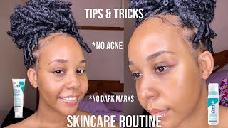 MY SKINCARE ROUTINE | HOW TO GET RID OF DARK MARKS & ACNE *affordable & easy* || Love Shae 