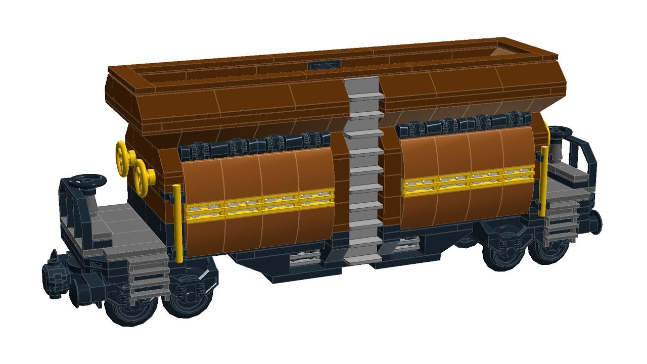 LEGO Train - Wagon Marchandises Tremie  - MOC 