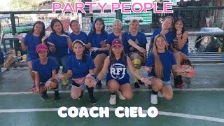Party People  Dj Krz Hataw Budots Remix Dance  Workout Dance Fitness  With Team Divas
