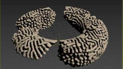 Reaction Diffusion in 3dsmax with Tyflow